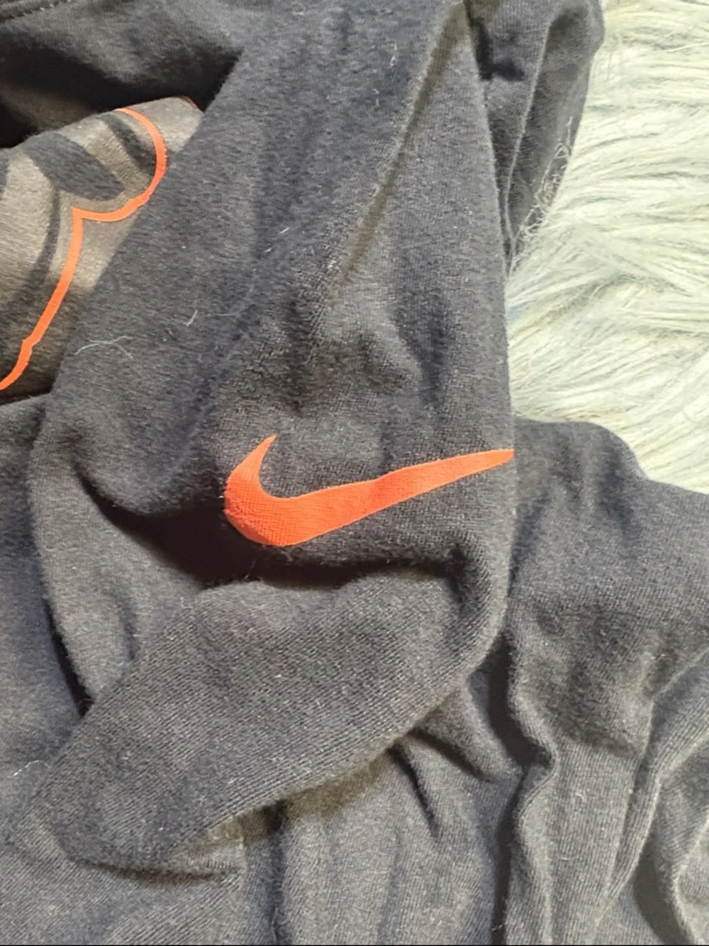 The Nike Tee NFL Chicago Bears Logo Black Long Sleeve Tee sz L